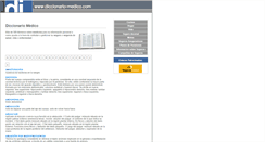 Desktop Screenshot of diccionario-medico.com